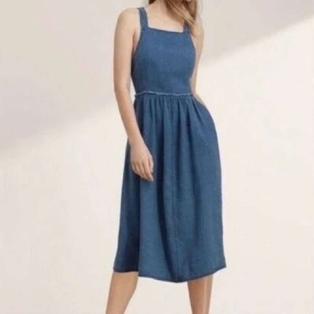 WILFRED Linen Midi Dress